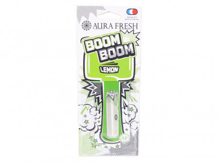 Ароматизатор подвесной гелевый "AURA FRESH BOOM BOOM Lemon" (Лимон)