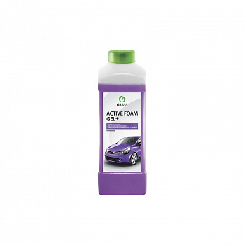 Автошампунь для БЕСКОНТАКТНОЙ МОЙКИ  1 л "GRASS" "Active Foam GEL+"