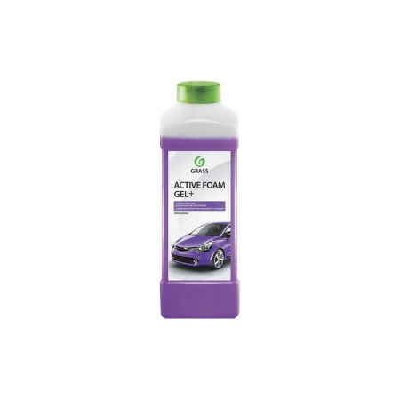 Автошампунь для БЕСКОНТАКТНОЙ МОЙКИ  1 л "GRASS" "Active Foam GEL+"
