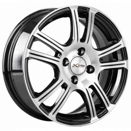 Диск колеса литой X`trike X-105 BK/FP 6*15/4*100 d54,1 ЕТ45