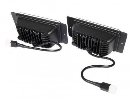 Фара противотуманная 2110-2115 (штатная) LED (4 диода) 40Вт белая (к-т 2 шт) "ЗавГар"