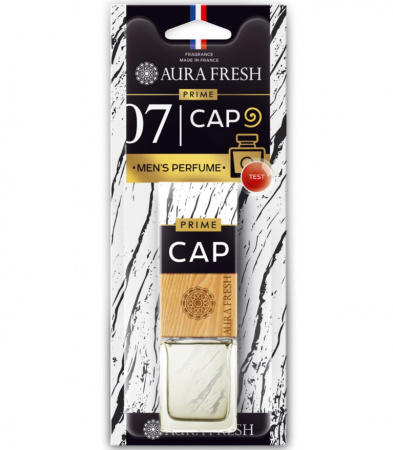 Ароматизатор подвесной с деревянной крышкой "AURA FRESH PRIME CAP № 7" (AZZARO-WANTED)