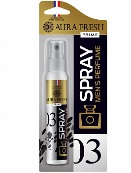 Ароматизатор спрей "AURA FRESH" PRIME SPRAY №3 (PACO RABANNE-1 MILLION)