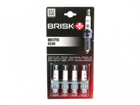 Свеча "BRISK" 4213 дв.УМЗ NR17YC "Евро-2"  (к-т 4шт)