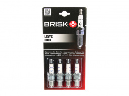 Свеча "BRISK" 2101-099 L15YС "SUPER" (к-т 4шт)
