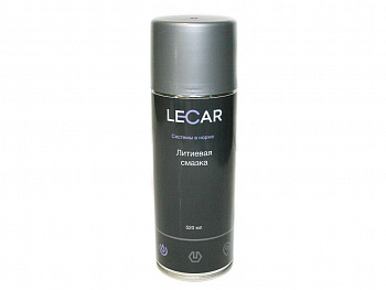 Смазка литиевая (520 мл) (аэрозоль) "LECAR"