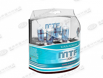 Лампа галоген H4  12/60/55W P43t к-т 2шт "MTF" VANADIUM 5000K (Корея)