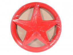 Колпаки декоративные 14" (к-т 2шт) "STAR Red"