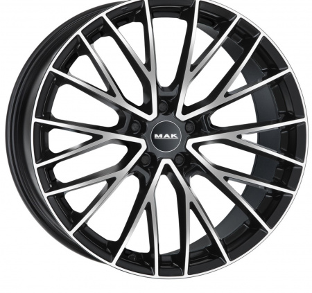 Диск колеса литой Mak Speciale-D Black Mirror 11,5*22/5*112 d66,6 ЕТ43 (BMW X5, X6, X7/Mercedes GLS) Rear