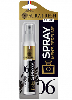 Ароматизатор спрей "AURA FRESH" PRIME SPRAY №6 (ABERCROMBIE & FITCH - FIERCE COLOGNE)