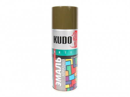 Краска аэрозольная хаки "KUDO" (520 мл)