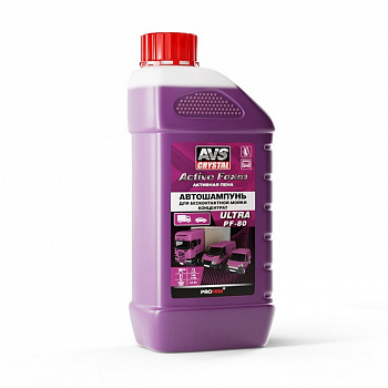 Автошампунь для БЕСКОНТАКТНОЙ МОЙКИ  1 л "AVS" "Active Foam" 1:8-12 PF-80 ULTRA