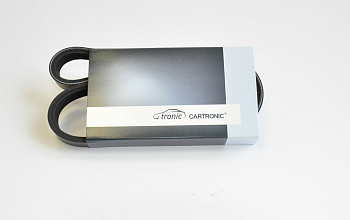 Ремень генератора Largus, Logan, Sandero с ГУР (5PK1110) без конд."CARTRONIC"