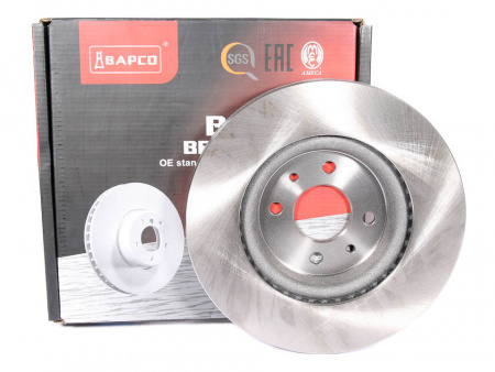 Диск тормозной 1118, 2190 Sport (R15) передний вент. "BAPCO"