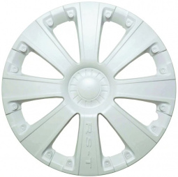 Колпаки декоративные 16" (к-т 4шт) "RS-T"  белый глянец