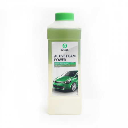 Автошампунь для БЕСКОНТАКТНОЙ МОЙКИ  1 л "GRASS" "Active Foam  Power"