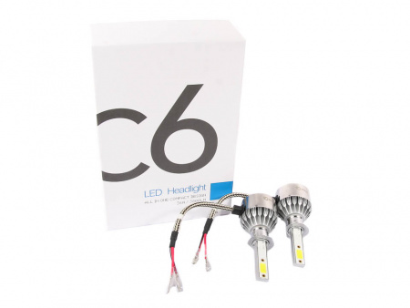 Лампа светодиод H1 9-32V/36W Allroad C6 к-т 2шт "Lumen" 6000K, 3800lm