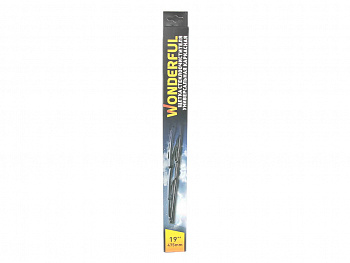 Щетка стеклоочистителя каркасная (475мм) "WONDERFUL" графит (ШТ)
