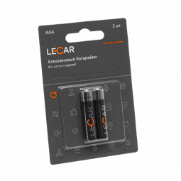 Батарейка LR03/AAA алкалиновые (2шт в блистере) LECAR