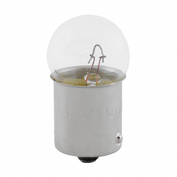 Лампа А 24-10 (габариты,ном.знак,п/капотная) R10W 24V "KRAFT"
