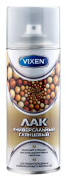 Лак акриловый (520 мл) универсальный глянцевый "VIXEN"  аэрозоль
