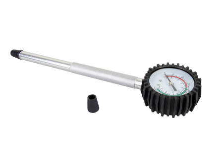 Компрессометр прижимной "KRAFT" 16 Атм., ВАЗ 16V  длинный