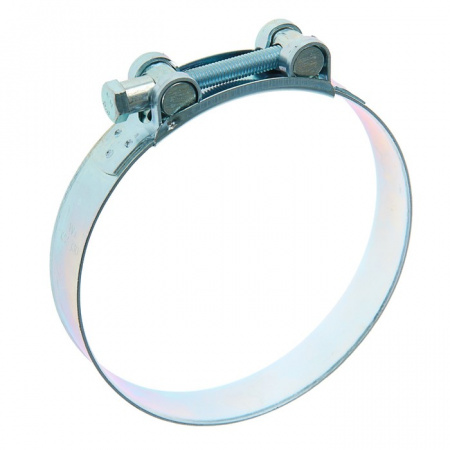 Хомут силовой 122-130 мм. одноболтовый "Technik" (оцинк)