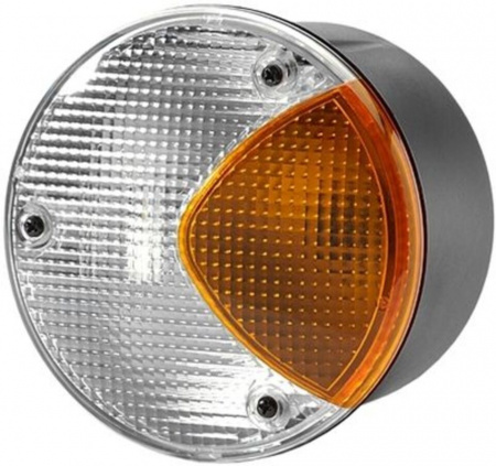 Фонарь задний к автобусам ПАЗ,МАЗ,НЕФАЗ круглый з/ход+поворот (аналог HL 2BN964169-057) "БелФер"