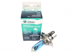Лампа галоген H4 12/100/90W P43t "YADA" SUPER WHITE