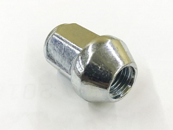 Гайка колеса 2121-23, М12*1,25 (27, кл.19, конус, закрытая, хром) SUBARU, SUZUKI