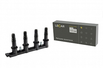 Катушка зажигания Chevrolet Aveo 10-, Cruze 09-15, Opel Astra J 09-15, Insignia 08-17 LECAR