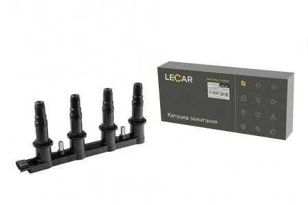 Катушка зажигания Chevrolet Aveo 10-, Cruze 09-15, Opel Astra J 09-15, Insignia 08-17 LECAR