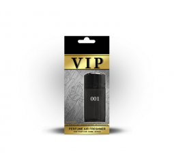 Ароматизатор подвесной "CARIBI VIP" №001  по мотивам Расо Rabanne Black XS