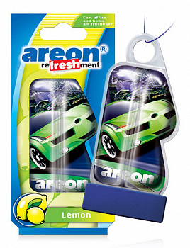 Ароматизатор подвесной гелевый "AREON" "Refreshment LIQUID" Lemon