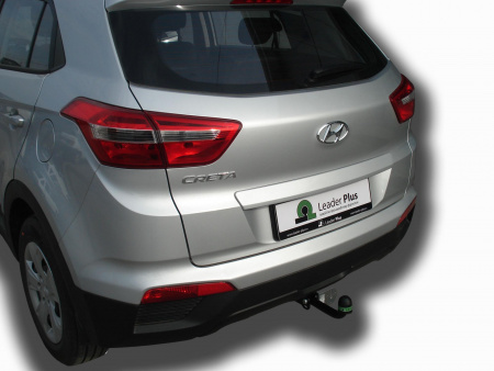 Фаркоп (ТСУ) Hyundai Creta (2016-) со съемным шаром "Лидер-Плюс" (без эл/пак.)