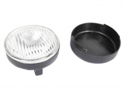 Фара противотуманная круглая  (белая) с крышкой (2101.3743-04) лампа 12v