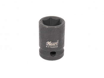 Головка ударная 17мм 6 гранная 1/2" "KRAFT"