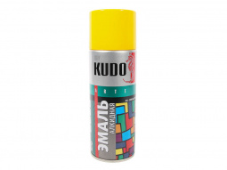 Краска аэрозольная жёлтая "KUDO" (520 мл)