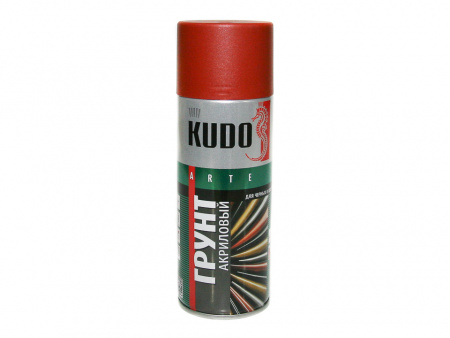 Грунт спрей (520 мл) акриловый красно-коричневый "KUDO"
