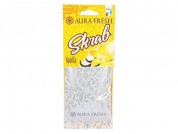 Ароматизатор подвесной мешочек "AURA FRESH" SCRAB Vanilla" (Ваниль)