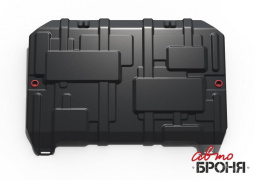 Защита картера Haval F7 2019-, V - 1.5T, 2.0T/Haval F7x с креп. "АвтоБРОНЯ"