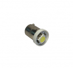 Лампа светодиод T8 (12-4 габариты цок.) T4W 12V белая 1SMD "YADA"