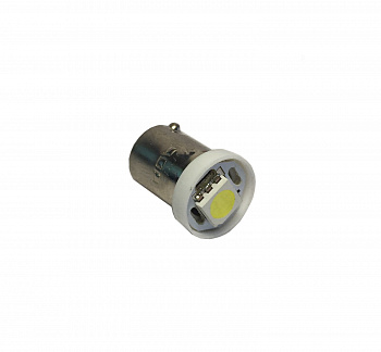 Лампа светодиод T8 (12-4 габариты цок.) T4W 12V белая 1SMD "YADA"