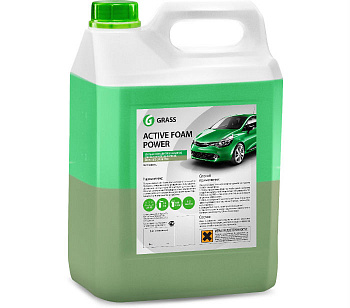 Автошампунь для БЕСКОНТАКТНОЙ МОЙКИ  6 кг "GRASS" "Active Foam  Power"