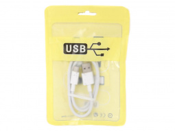 Зарядный кабель USB-TYPE C (TPE) 2А, 0.5м белый "YADA"