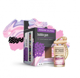 Ароматизатор подвесной с деревянной крышкой "Fouette Aroma Glass" Bubble Gum