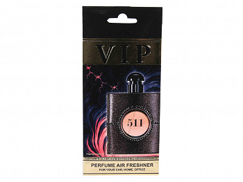Ароматизатор подвесной "CARIBI VIP" №511 по мотивам Yves Saint Laurent Black Opium