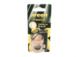 Ароматизатор подвесной с деревянной крышкой "AREON FRESCO" Vanilla Black