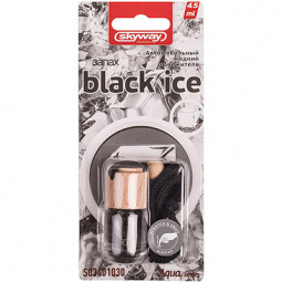 Ароматизатор подвесной с деревяной крышкой Aqua.series 5 мл Black Ice