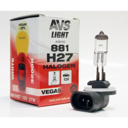 Лампа галоген H27W/2 (881) "AVS" Vegas